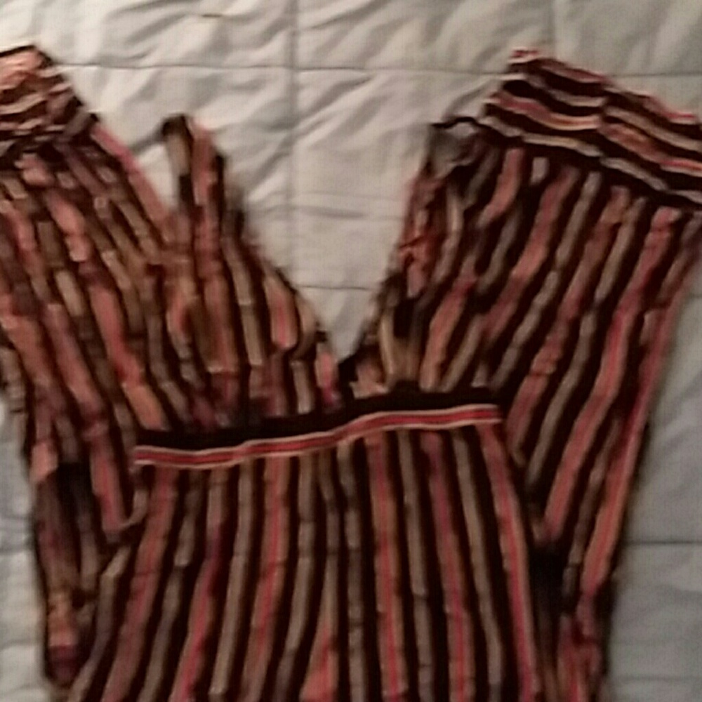 Striped jumpsuit